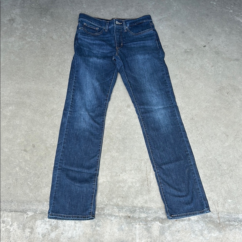 Signature by Levi Strauss Blue Boot Cut Jeans with Natural Fading